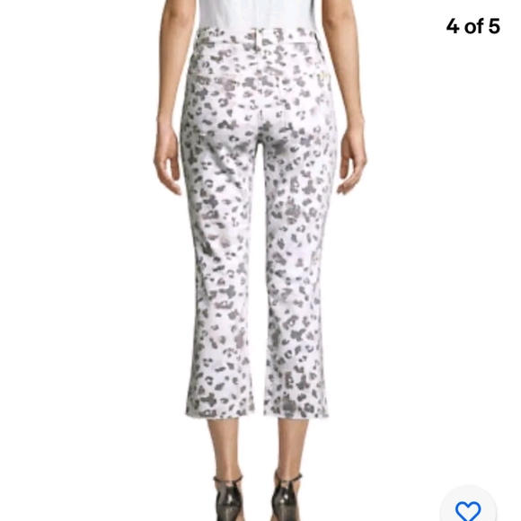 NWT Women's Joe's Jeans The Callie High Rise Cropped Boot Size 32 Leopard Print - Picture 2 of 12